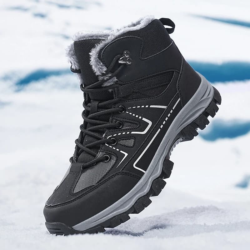 Autunno Inverno Coppia Scarpe da trekking all'aperto Scarpe da trekking alte con suola spessa Scarpe da viaggio calde e accoglienti per il tempo libero Scarpe sportive Zapatillas Hombre