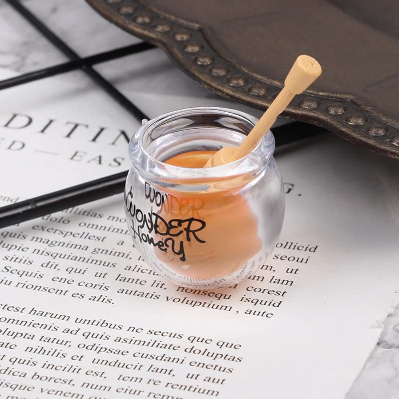 Mini miniatura Dollhouse Honey pot cucina camera cibo casa stoviglie accessori
