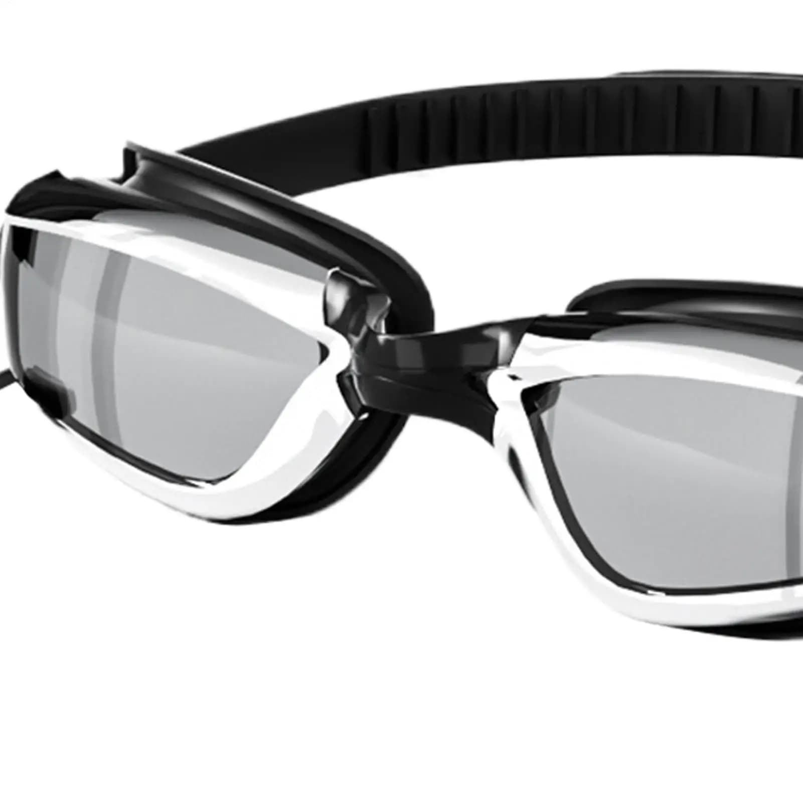 Men's Swimwear Waterproof Water Glasses Anti-UV No Loss Swimwear for Women Men Beginners Snorkeling Diving