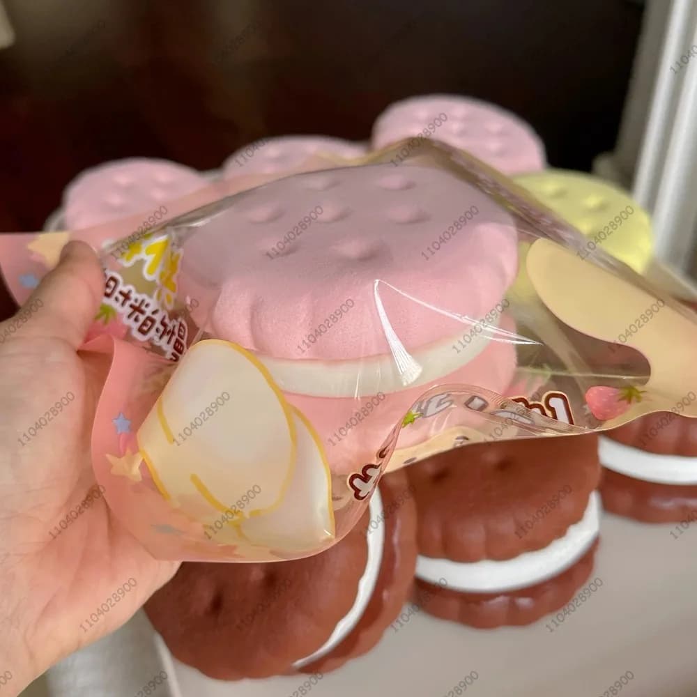 2026 Squishy a forma di torta simulata, giocattolo antistress, biscotto grande, squishy a lenta risalita, antistress per bambini