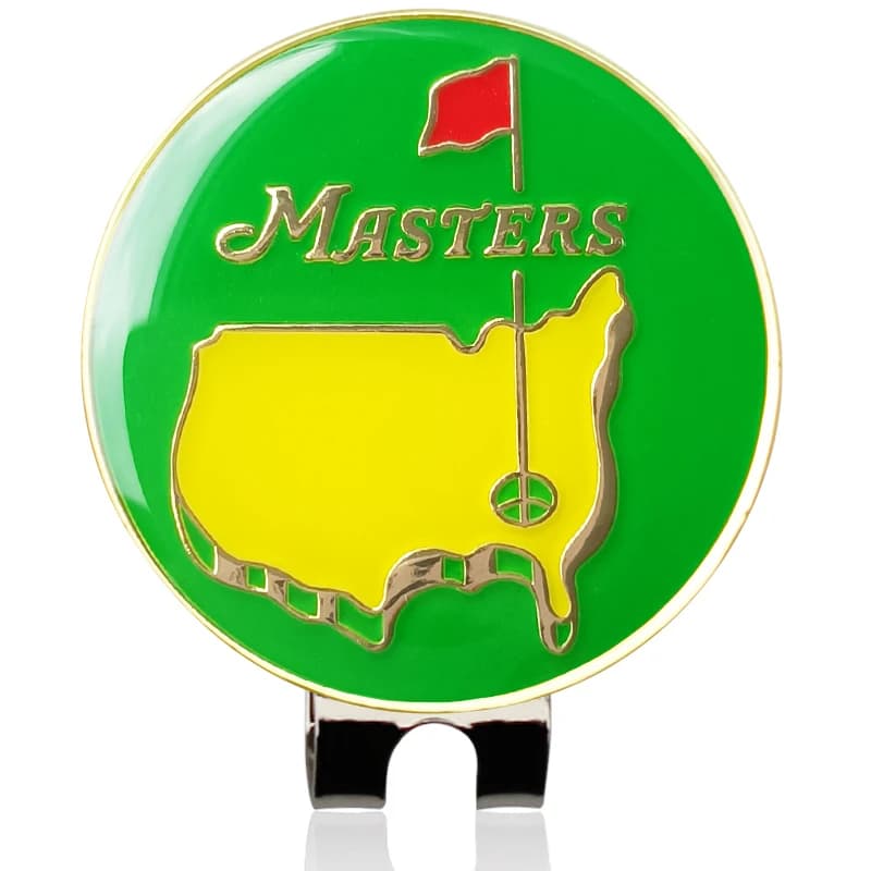 Golf Mark+Magnetic Clip US Map Cap Clip Ball Position Mark Golf Auxiliary Equipment Accessories Golf Gifts
