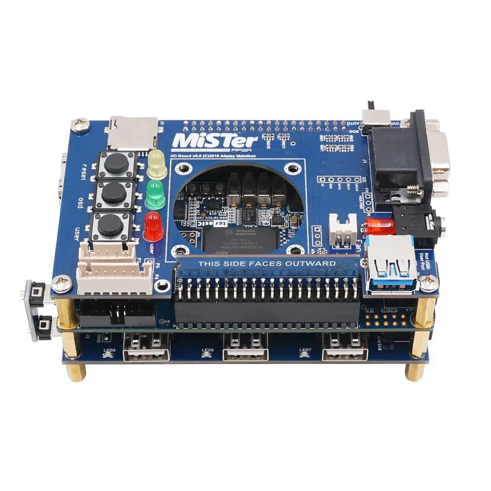 USB V2.1 Hub card for Mister FPGA with 7 USB ports, IO card for accessories Terasic DE10-Nano (not available)