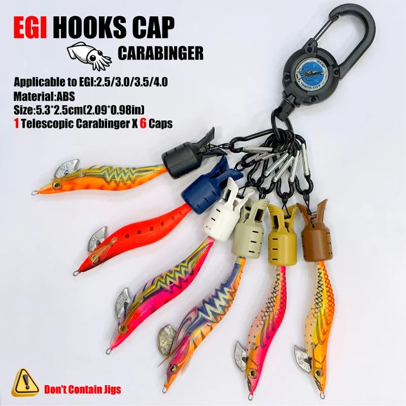 Calamari Jig Hook Caps and Mosque Fishing accessories Squid Lure Squid Lure Umbrella Hooks Fishing equipment
