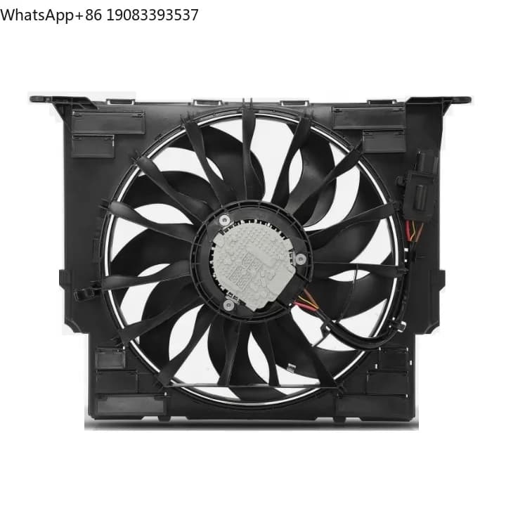 17428576513 17428590051 17428472268 Per BMW F90 G30 G31 G32 G11 2.0L 3.0L Ventola di Raffreddamento Radiatore Condensatore Elettrica