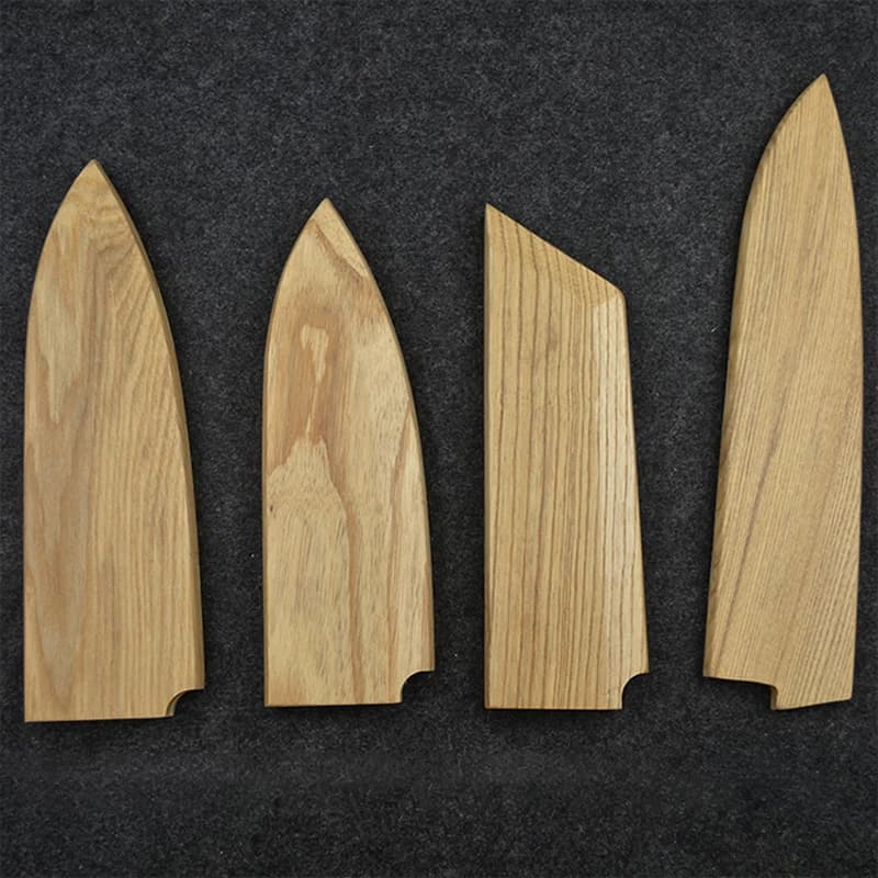 Wooden kitchen knife magnetic sheet Japanese fish cutter Yanagiba Sushi special blade holder for knife protection