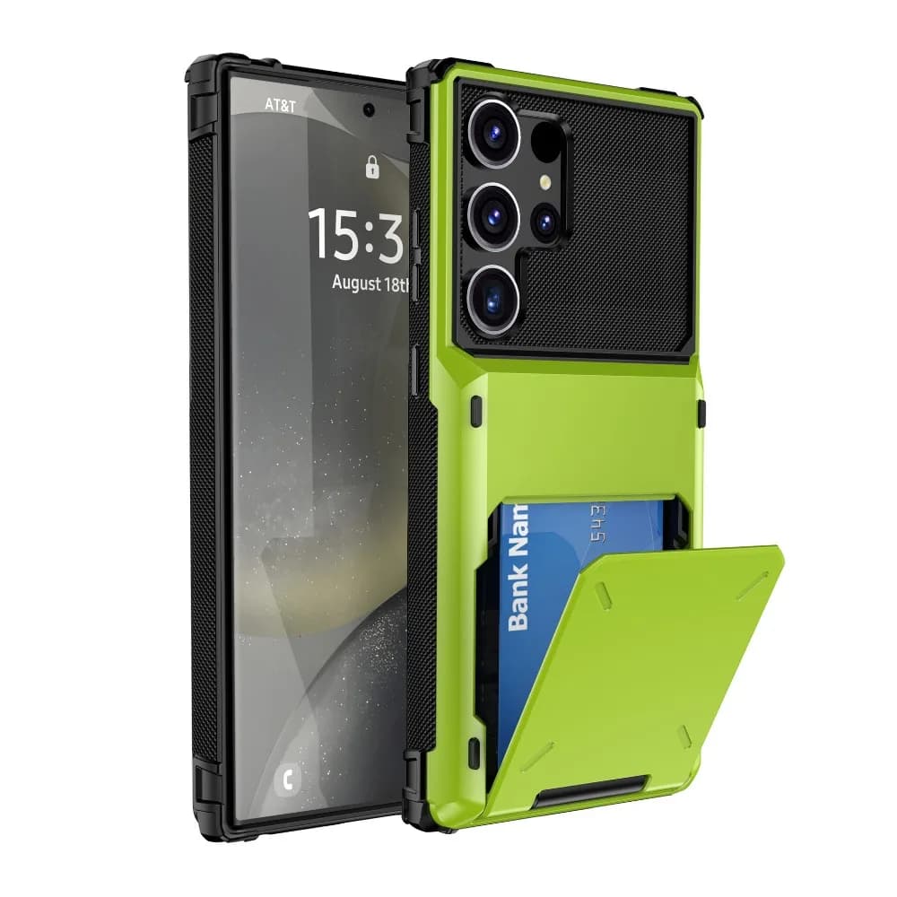 Custodia a Portafoglio con Porta Carte per Samsung Galaxy S24 S23 FE S25 S26 Ultra S22 S21 Plus A17 A16 A06 A15 A25 A35 A55