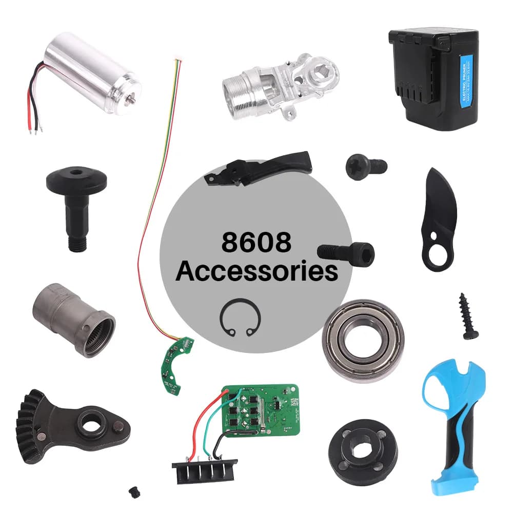 SC-8608 Parts Blade Charger Card Housing Engine Lithium Battery Moulding Scissors Original Accessories
