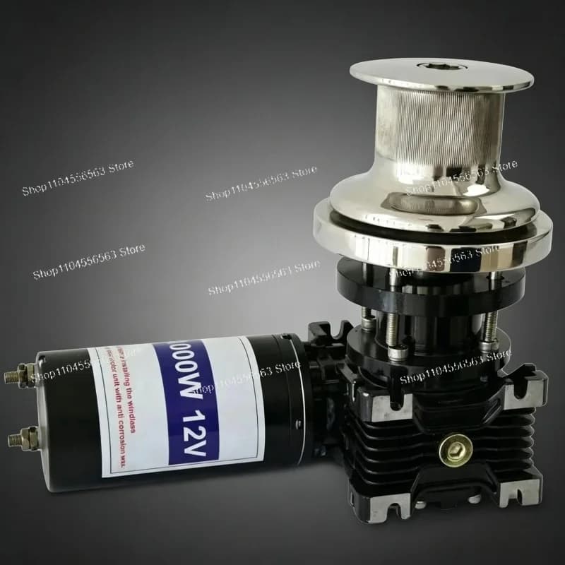 Customizable DC Electric Anchor Winch 12/24v 600W Max Load 190 kg Rope 12 mm Marine Traction Lifting Equipment