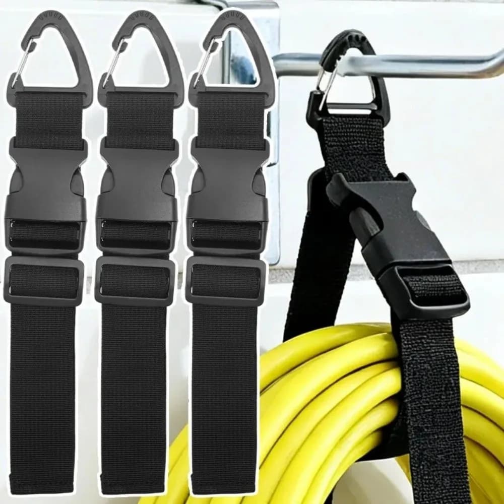 10 Pezzi di Cinghie Regolabili per Cavi, Anelli di Fissaggio Resistenti, Cinghie Salvaspazio per Gestione Ordinata dei Cavi