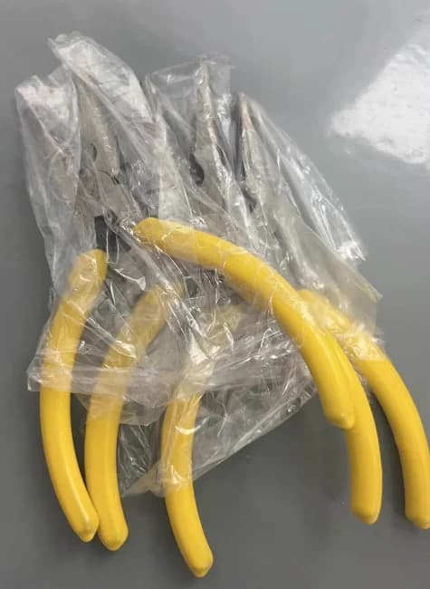 8PCSDIY pinze per gioielli fatti a mano set di pinze per gioielli multifunzionali, pinze a bocca tonda a punta appuntita, kit di strumenti per pinzette a forbici,
