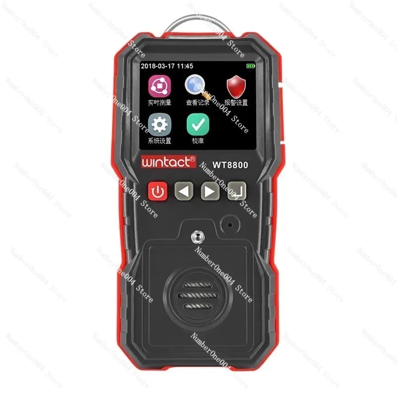 Rilevatore di gas industriale 4 in 1 Monossido di carbonio Ossigeno Gas combustibile Tester H2S 120000 Registrazione dati Allarme vibrazione luce sonora