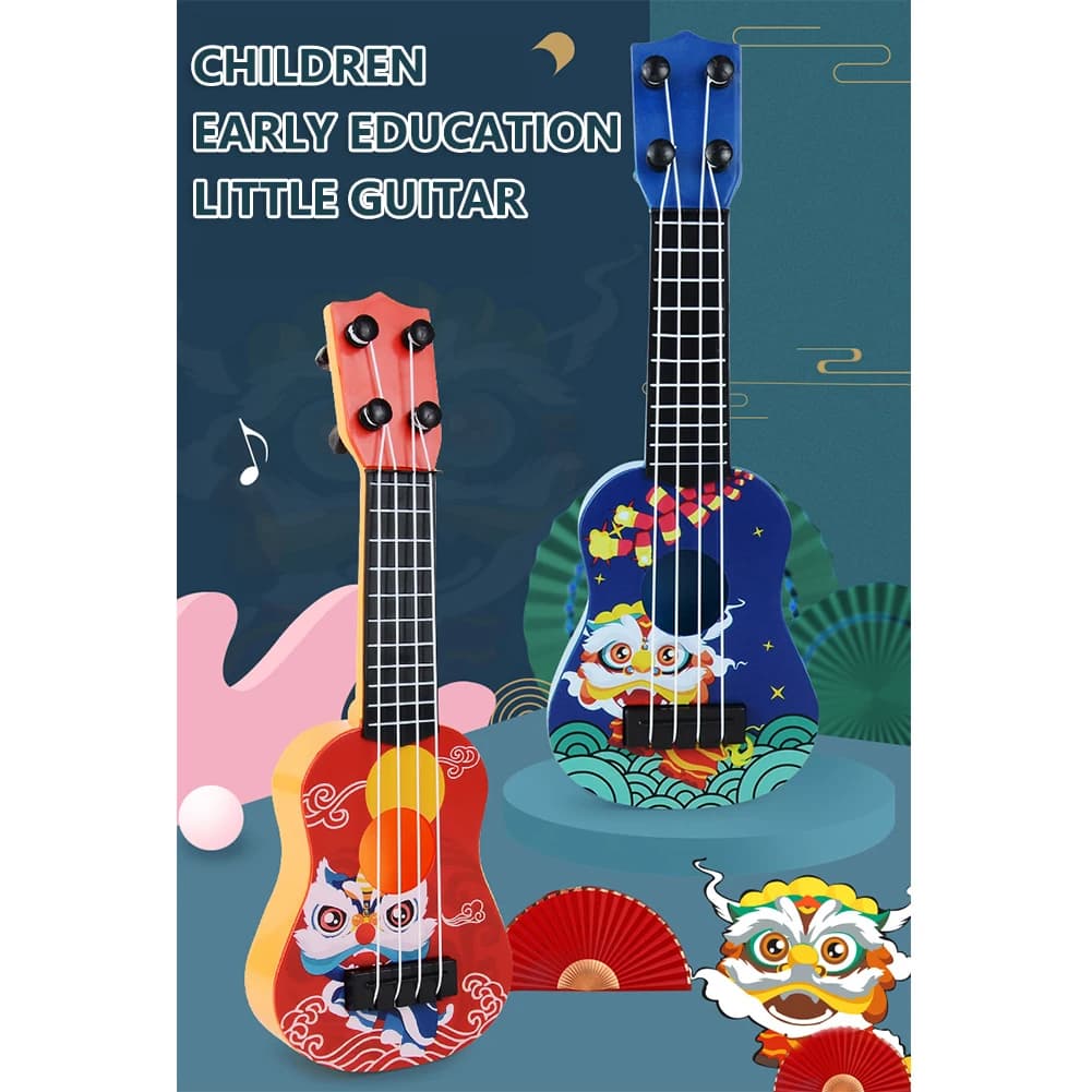 Ukulele Chitarra classica Ukulele acustico Strumenti musicali soprano Mini giocattolo musicale per principianti Bambini Bambini