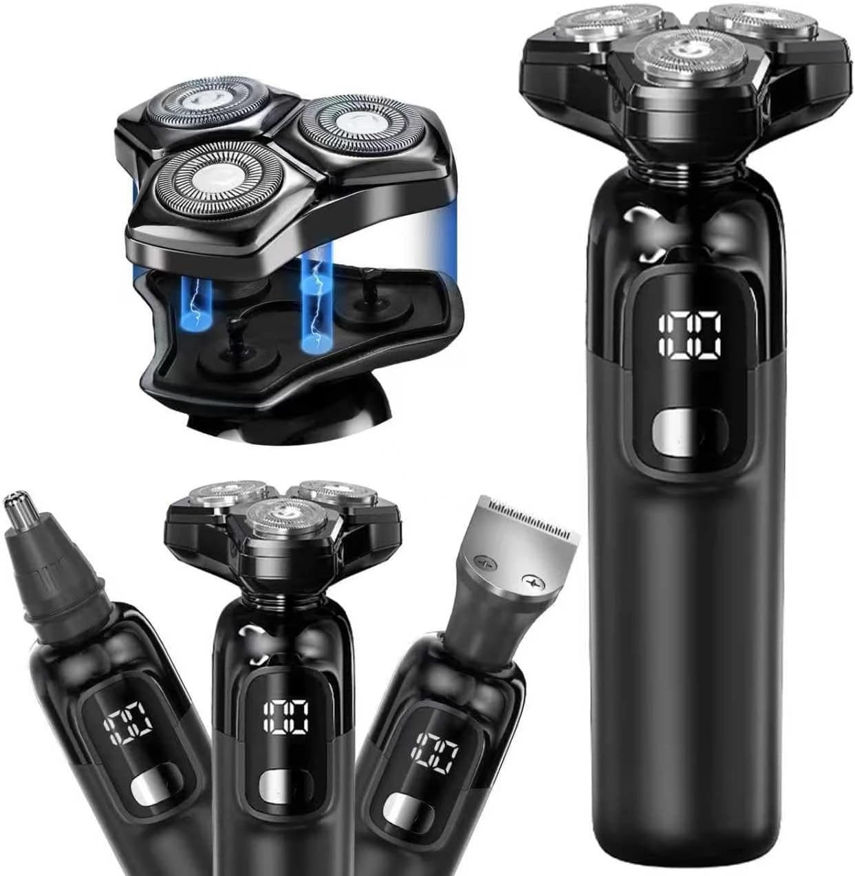 Washable Multi-functional Shaving Razor for All Body Portable Rechargeable Shaving Razor