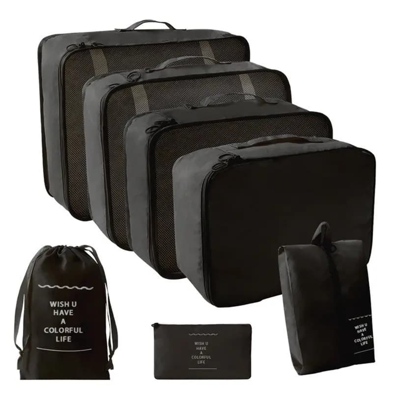[A93Z!】 For Efficient Clothes Sorting Storage Bag 7Pcs Set Portable Luggage Travel Storage Bag
