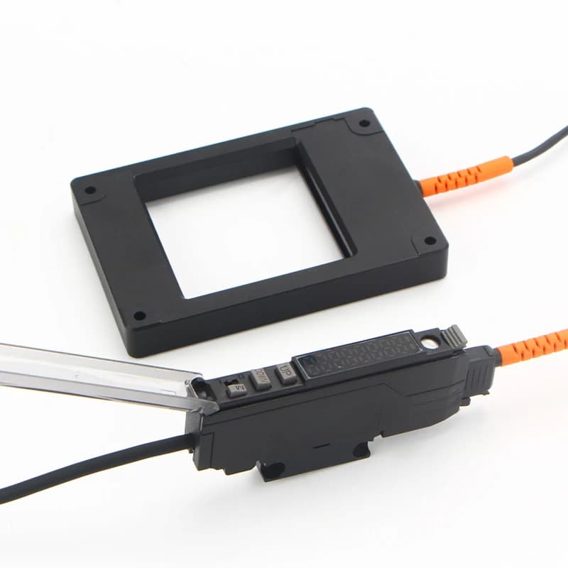 Sensore di Rilevamento Oggetti Cadenti GTRIC, Sensore a Fibra Ottica per Finestre, Amplificatore NPN PNP, Sensore Rettangolare a Fibra Ottica