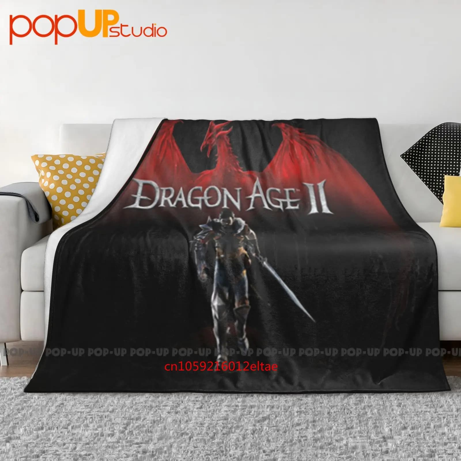 Dragon Age 2 Ii Coperta ultra morbida trapunta invernale Copridivano Copriletto