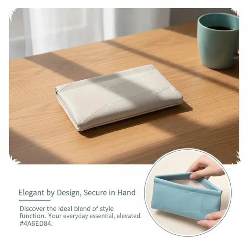 Ultra Thin Auto Closed PU Leather Wallet Large Capacity Coin Purse Driver License Card Holder Women Daily Carry Storage Bag
