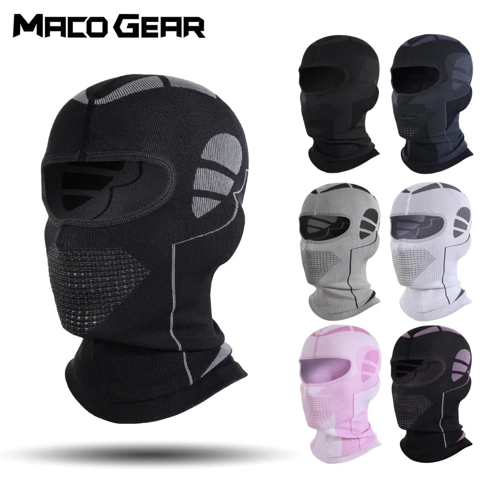 Breathable Motorcyclist Sunset Cover for Face Winter Skiing Windproof mask High elasticity helmet hood Bike scarf for cold season