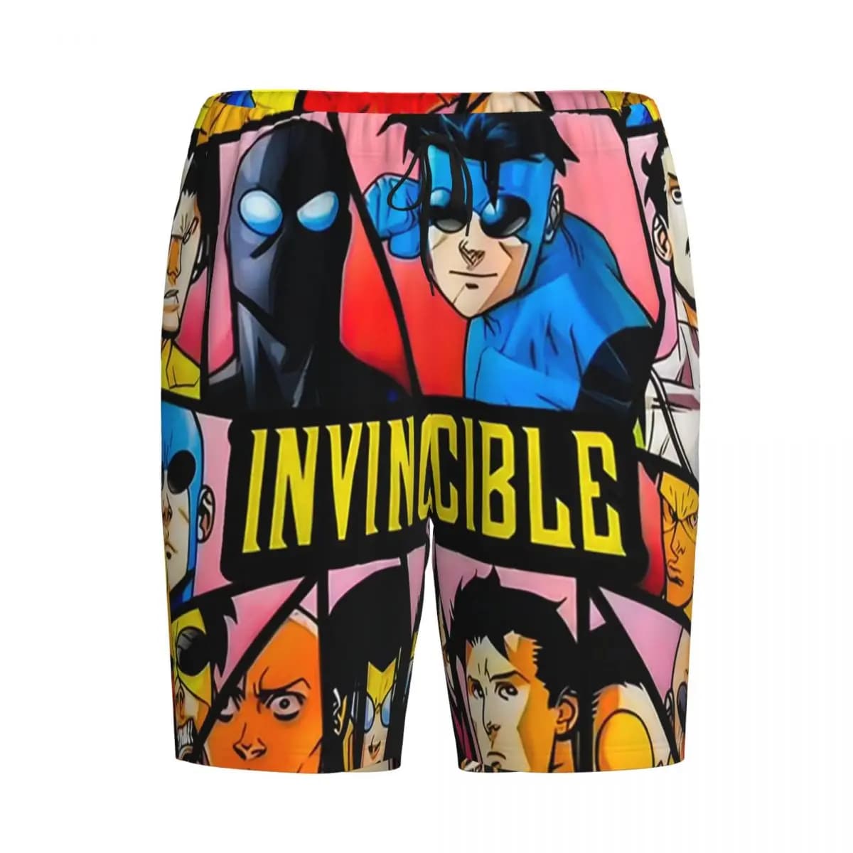 Personalized Shorts with Invincible Characters, Pigiama Pants for Men, Comfortable Pants for Sleeping