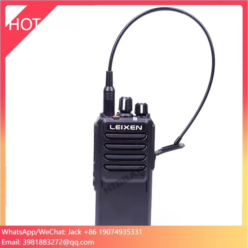 Walkie Talkie LEIXEN VV-25 ad Alta Portata 10KM 20KM 30KM UHF 16 Canali