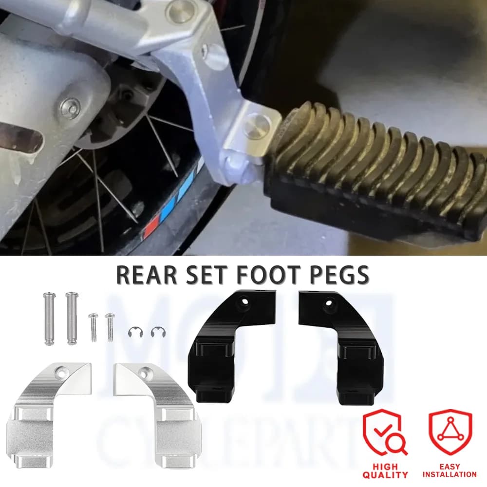 Per BMW R1250GS R1200GS LC ADV R 1200 1250 GS Adventure S1000XR Moto CNC Passeggero Poggiapiedi Relocazione Set Posteriore Pedane