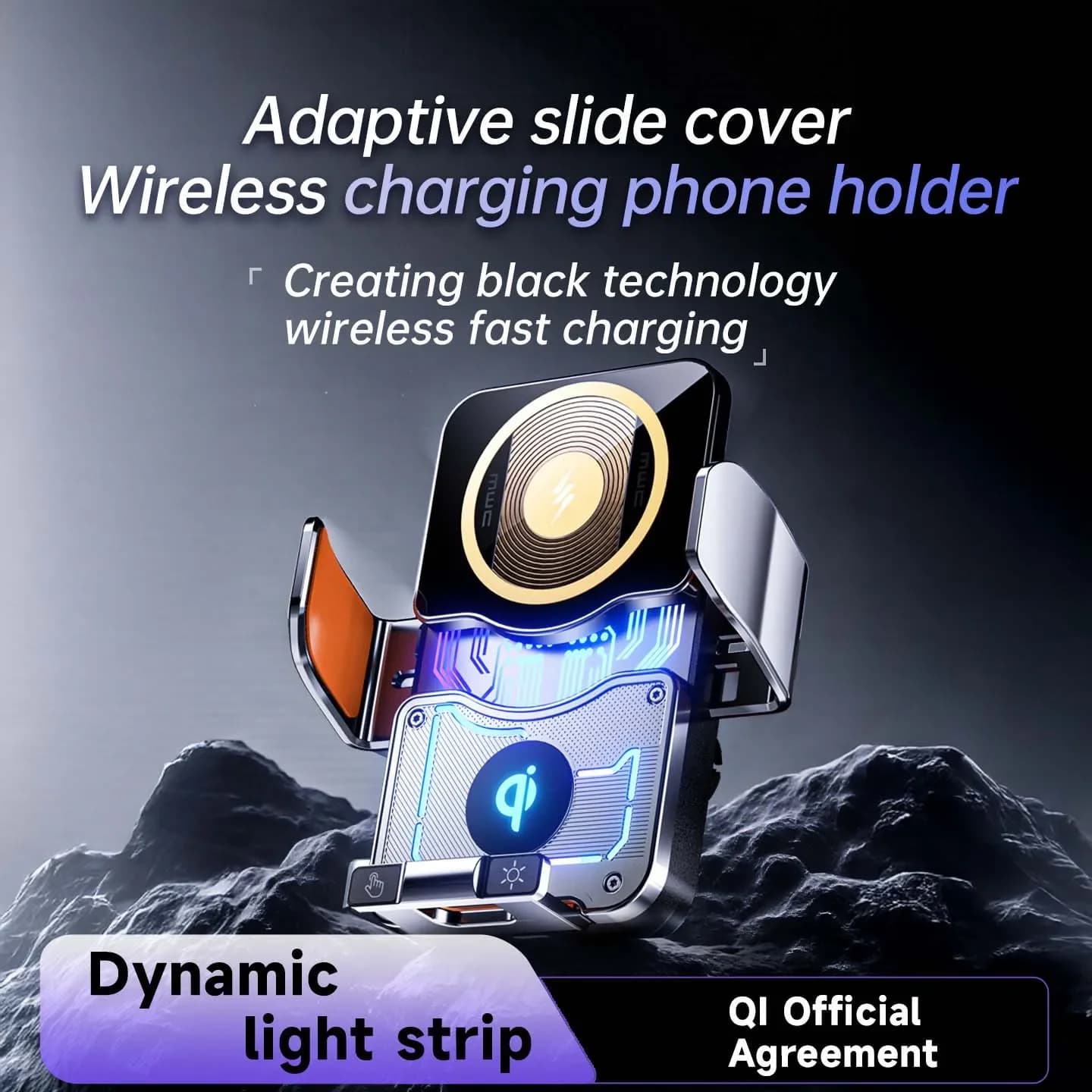 For Jetour T2/T1 Dashing X50 X70 Car mobile phone holder for special vehicles Car air outlet navigation Wireless fast charging