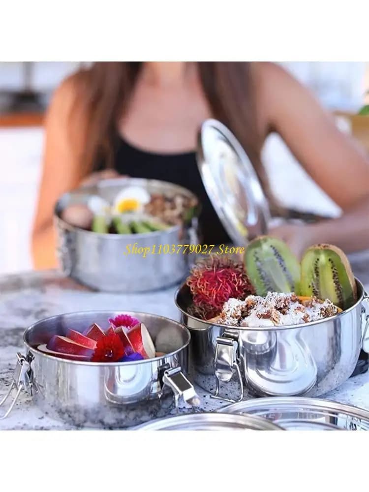 C4DF Robusta scatola per il pranzo in acciaio inossidabile per comodo utilizzo organizzazione del cibo