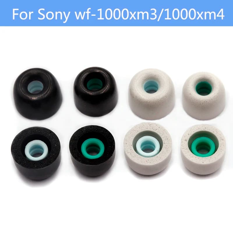 1 paio di auricolari in memory foam auricolari custodia per Sony Wf-1000xm3 Wf-1000xm4 copri auricolari in-ear punte per auricolari tappi per le orecchie cuscino