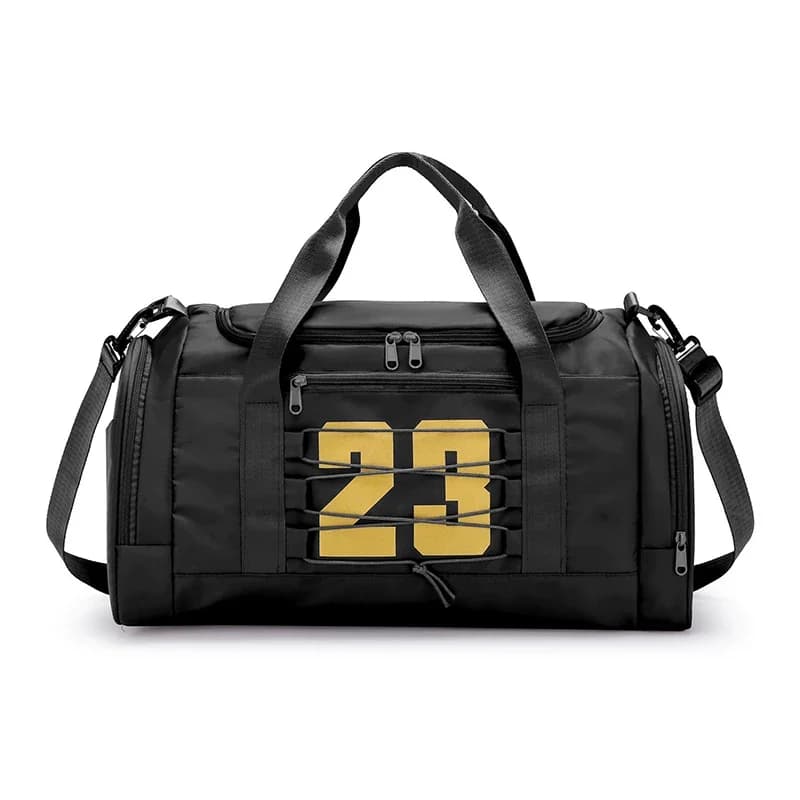 leZaino causal】 Fashionable Sports Fitness Gym Bag for Women Travel Bag Shoe Pocket Bags Tote Bags Men's Yoga Training Bag