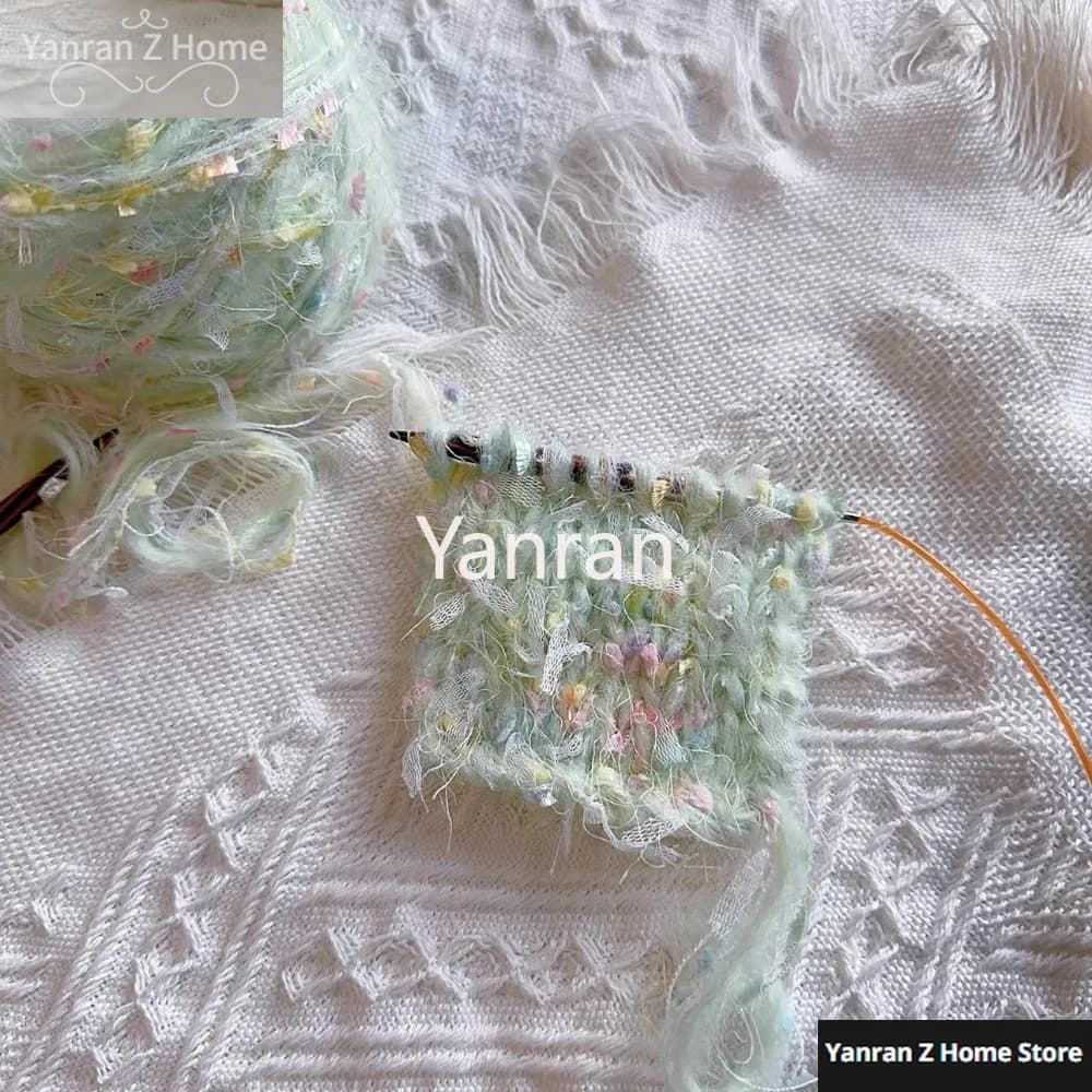 50g New Green Forest Series Handmixed Thread Beautiful Handmade DIY Crochet Needle Bar Knitted Bag Handnet Woolen Yarn Decor