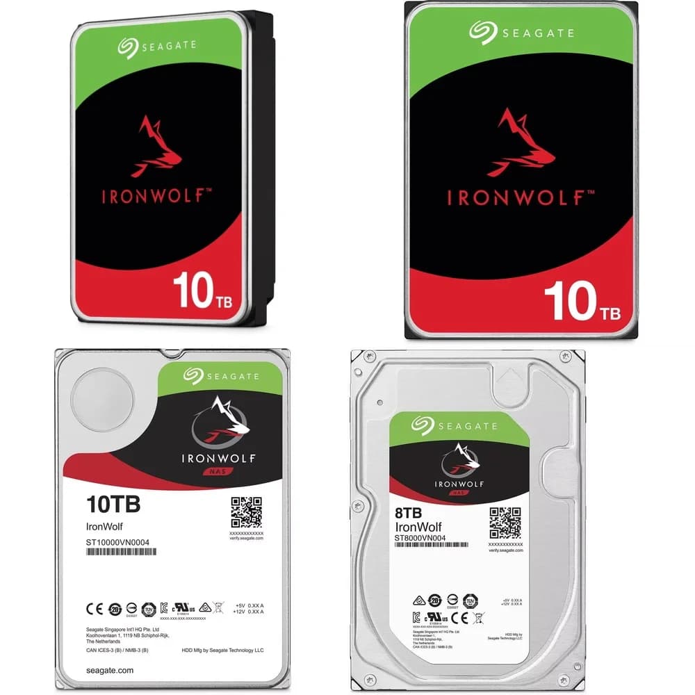 Disco Rigido Interno da 10TB 7200 RPM 3.5 Pollici per Server NAS, HDD per Backup di PC Desktop Aziendali e Workstation RAID