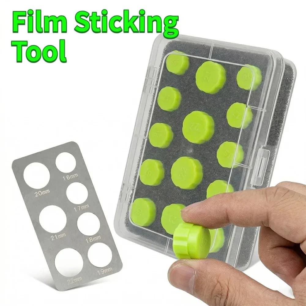 1 Set Car Radar Sensor Cutting Tool Set Kit Vinyl Wrap Film Reserving Parking Sensor Cutter Circle Cut Out Templat