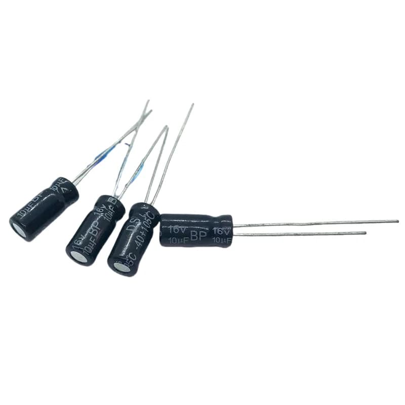 10 PZ/LOTTI Condenser Poleless 16V 10UF 16v10uf BP105 degrees Volume 5X11 for computer motherboard