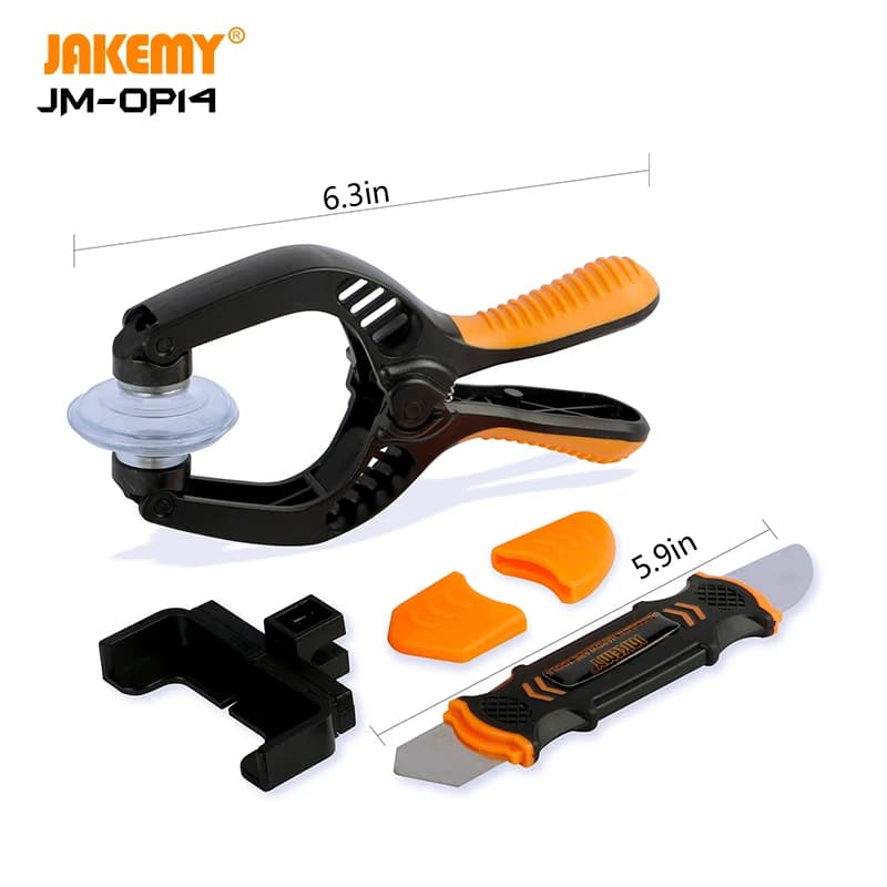 JAKEMY 3 in 1 Suction Cup Opening Pliers, LCD Screen Repair Pry Tool for IPhone, Tablet, Laptop & All Smartphones