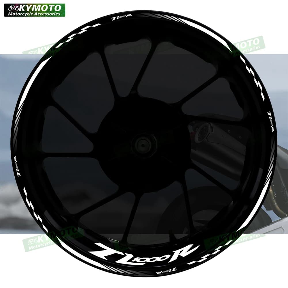 For TL1000R TL 1000R motorcycle accessories 17 inch front and rear wheel decals hub modified reflective wheel stripe stickers