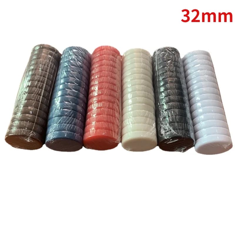 15 pz/set 2021 commercio estero gioco di scacchi di vendita caldo Backgammon pezzo 32mm vuoto lucido Chip/chip Coin