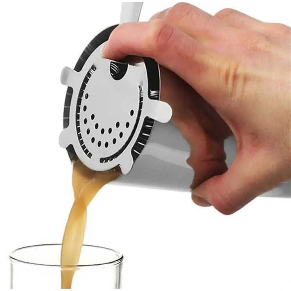 Colino da bar in acciaio inossidabile 304 Shaker per cocktail Strumento professionale da barista caricato a molla per bevande miste
