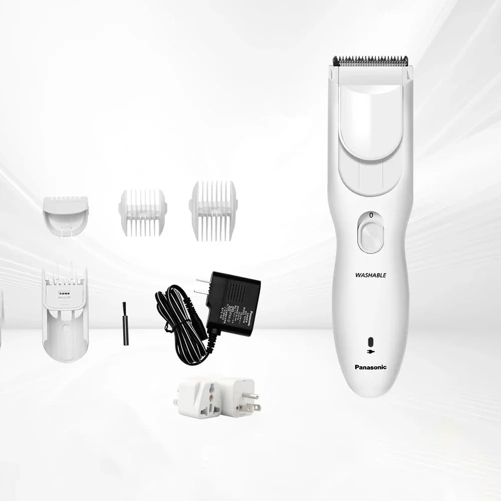 Panasonic Rasoio Elettrico Rotante per Uomo Lama Galleggiante 3D Lavabile, Ricaricabile/Macchina per Barba da Barba Ricaricabile AC