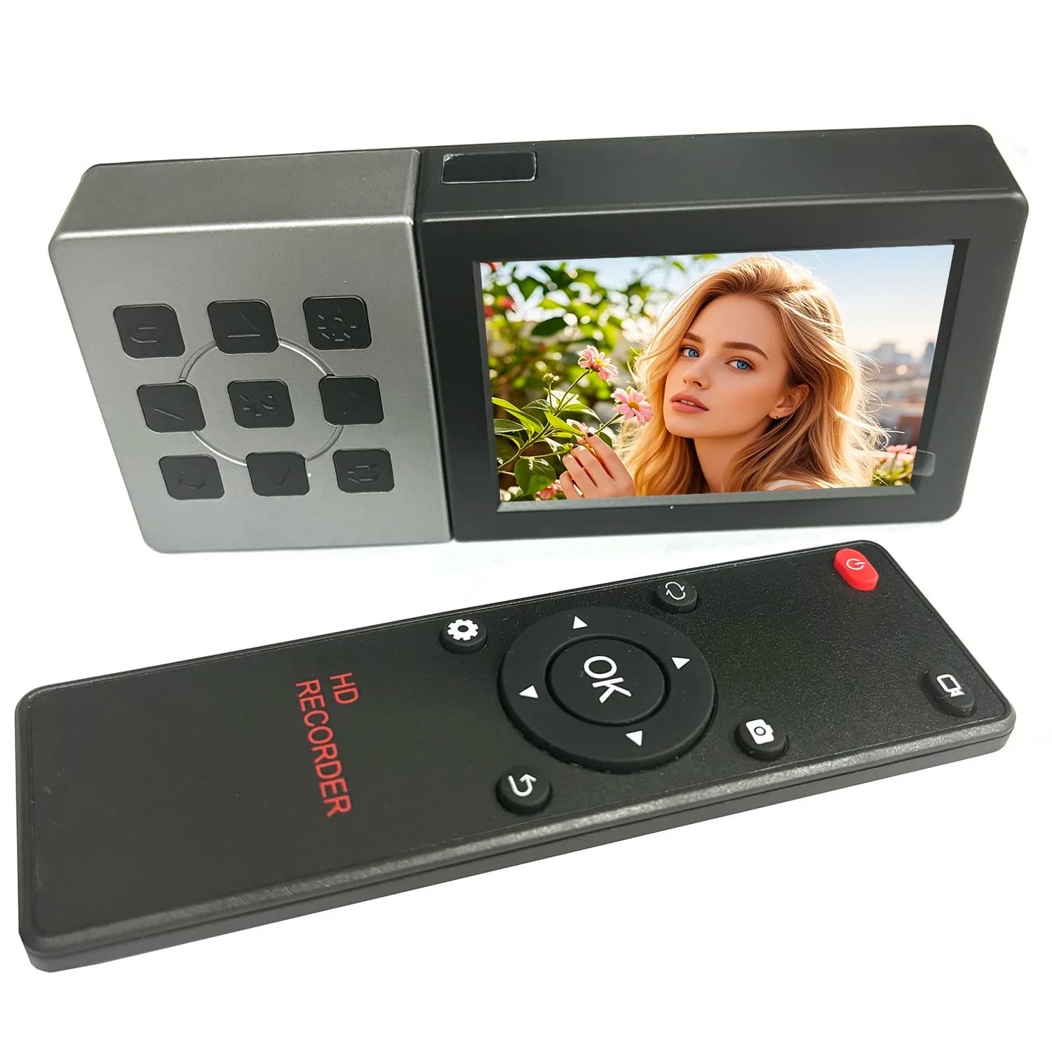 Scheda di acquisizione video HDMI 1080P 60fps con registrazione, riproduzione dello schermo, ingresso HDMI Loop e microfono, per schede MicroSD TF