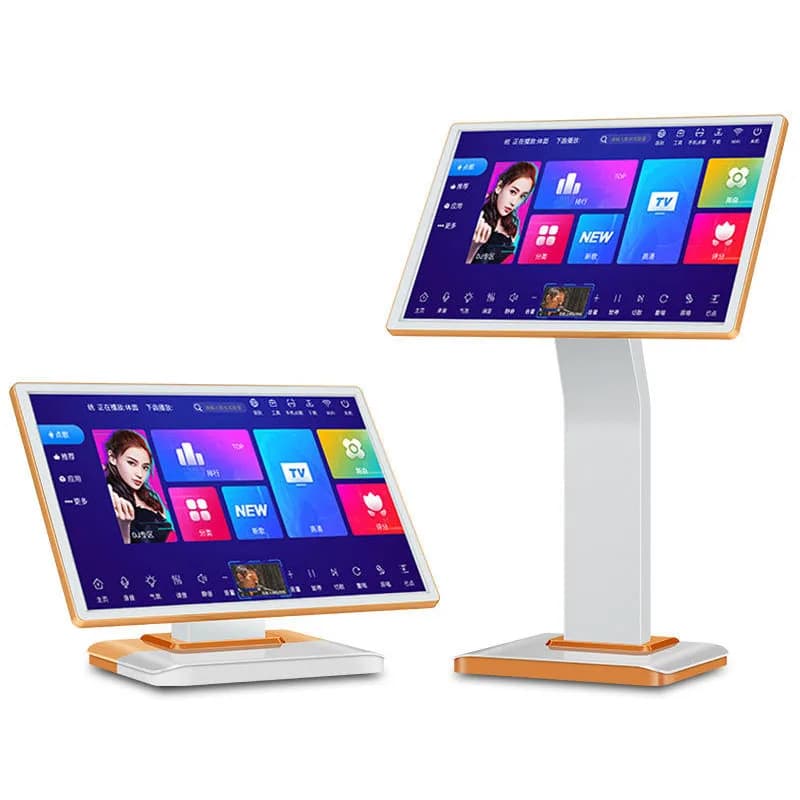 Sistema Karaoke Professionale All-In-One con Schermo Touch da 19'', Risoluzione 1080P Android, Memoria 500G-8TB, Sistema KTV Domestico