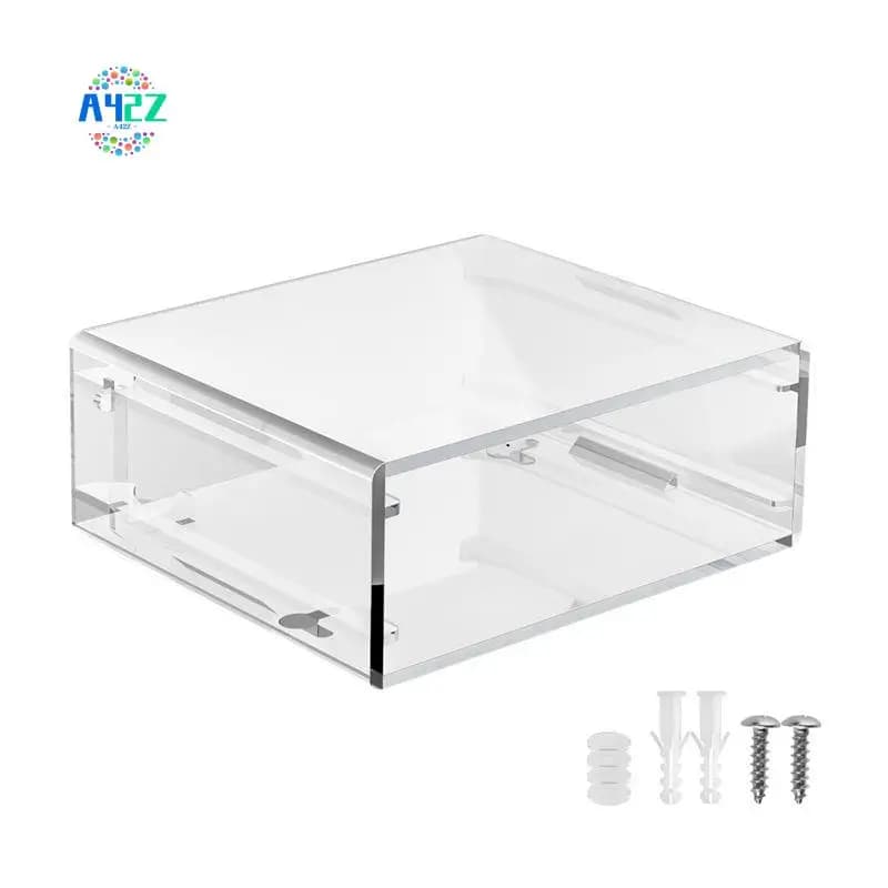 A42Z-Supporto da tavolo sotto il supporto da scrivania per 2024 Mac Mini M4 Supporto da parete da tavolo dietro il monitor per Mac Mini M4