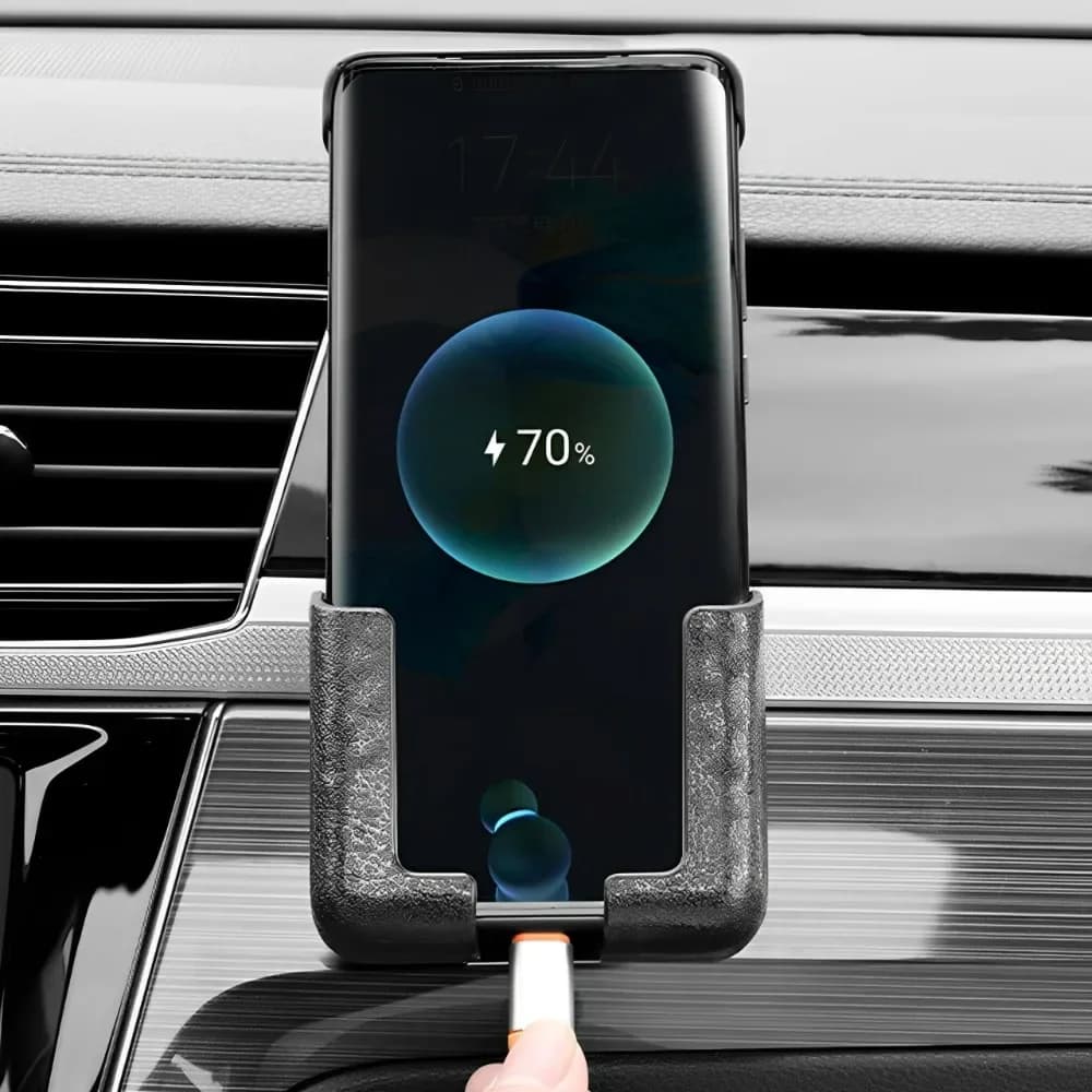 Supporto per telefono per auto Pannello strumenti per auto universale Supporto per cellulare autoadesivo Staffa di navigazione per telefono a larghezza regolabile