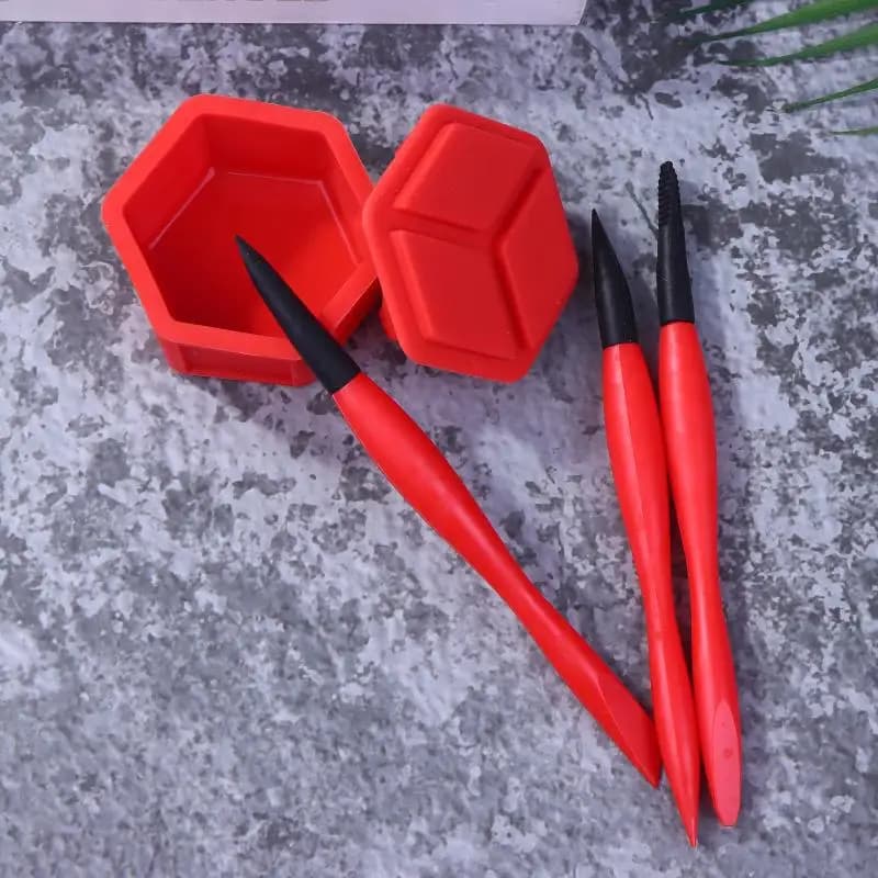 Strumento manuale portatile fai-da-te 1 set Kit di pennelli per colla in silicone Kit di incollaggio per la lavorazione del legno Set di applicatori di colla per la lavorazione del legno