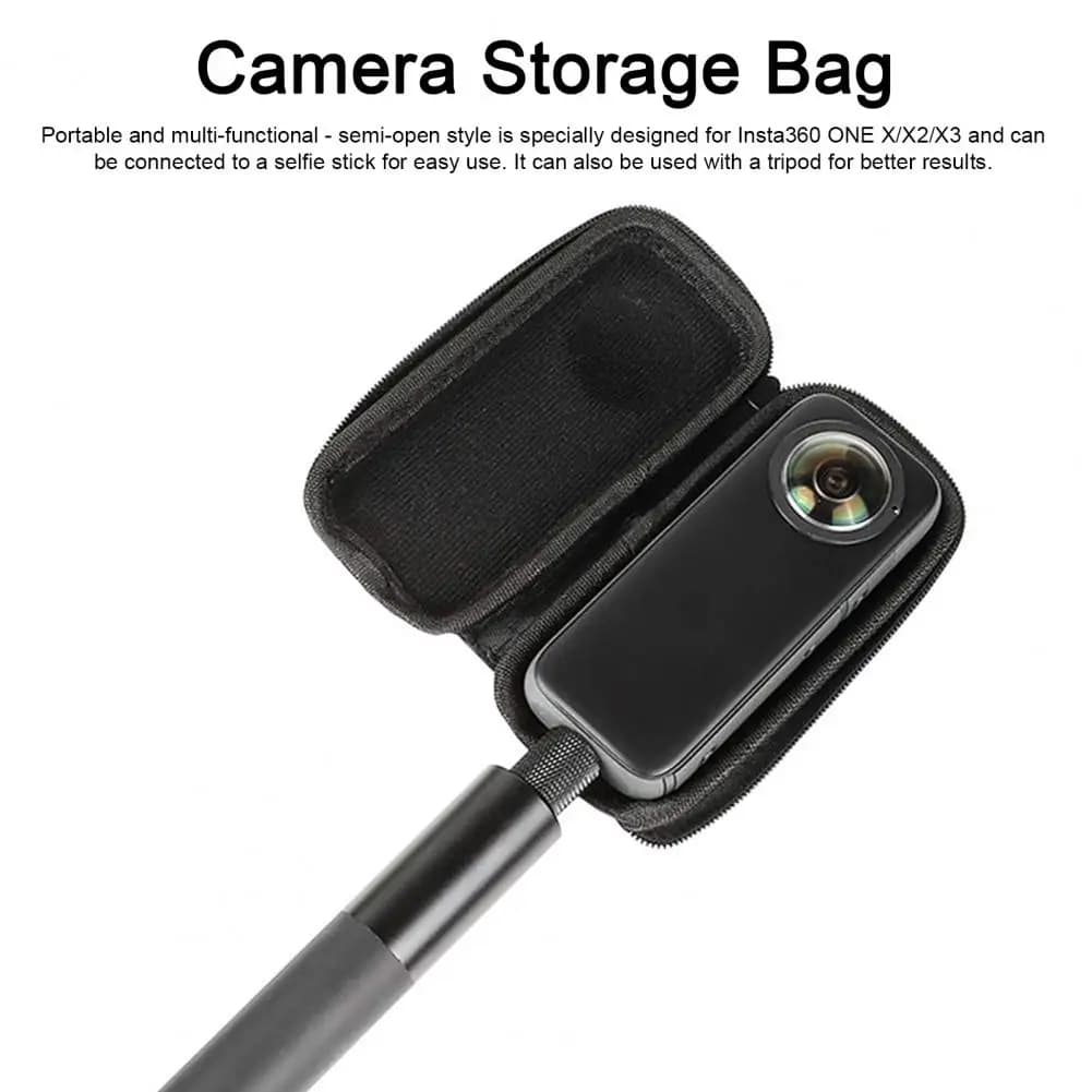 Protective Lenti bag, Anti-shock case for Action Camera with Fodera Ammortizzante and Slot for Cards, Anti-scratch, for Maximum Protection