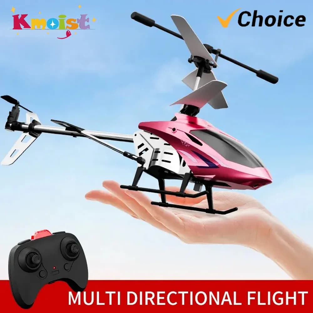 2.5/3.5 CH 2.4G Elicottero telecomandato Aereo in metallo Aereo Giocattolo per bambini con illuminazione Aereo Rc Giocattoli per ragazzi Regali per bambini