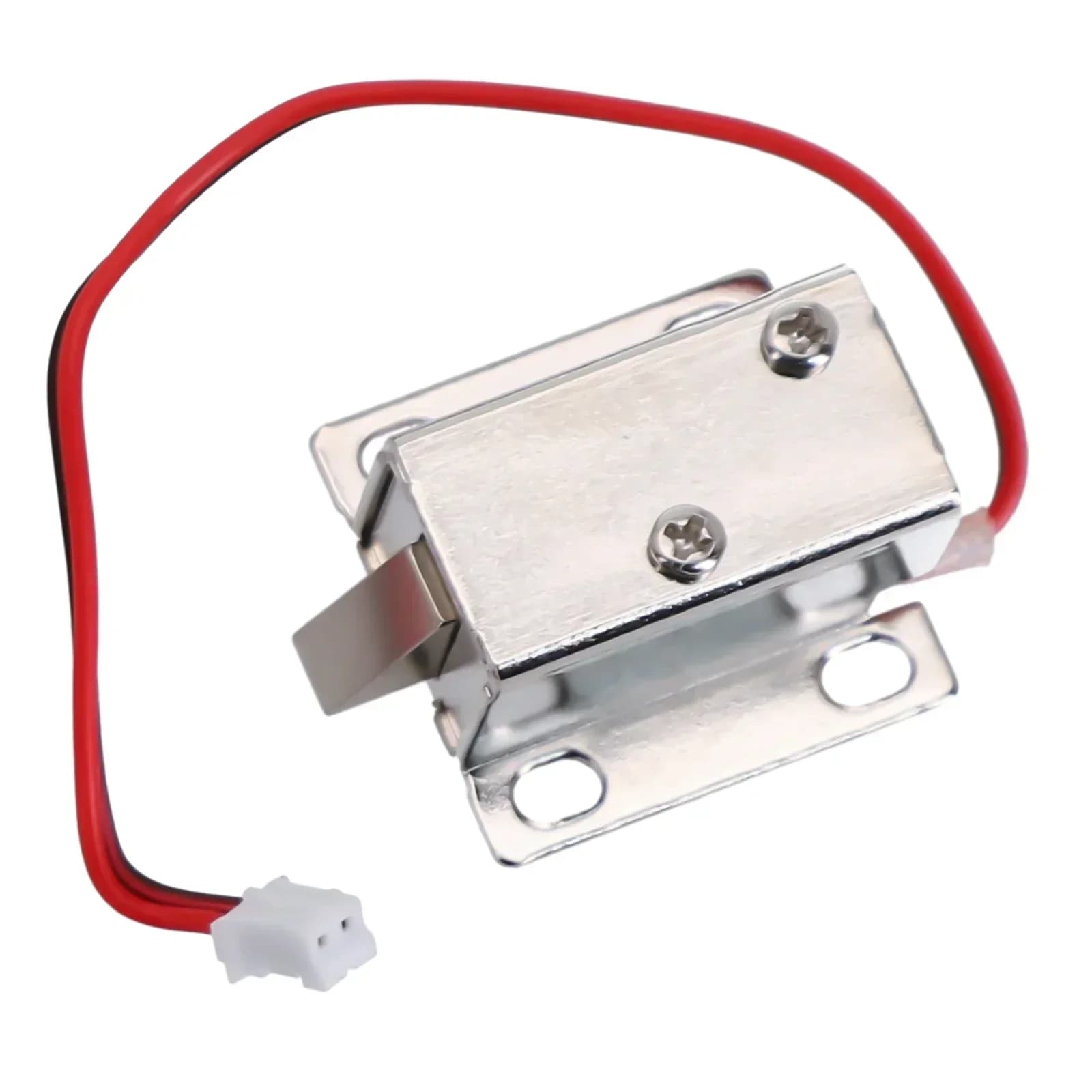 Serratura elettronica con chiusura a scatto Porta 12V Elettromagnete a rilascio Solenoide Slant Slug Serratura di controllo elettrico