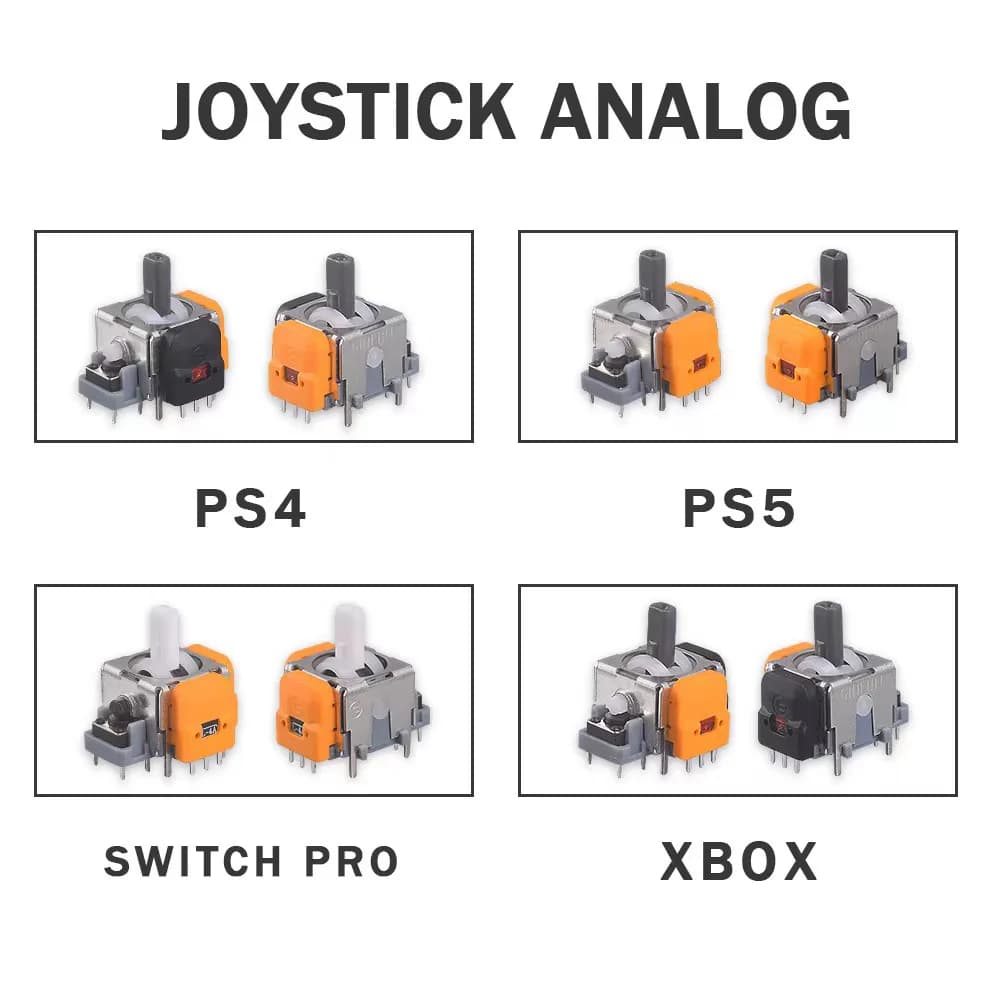 2/10PCS Hall Joystick Elettromagnetico Maniglia Da Gioco Hall Rocker Thumb Sticks Joystick Rocker Modulo per PS4/PS5/Xbox/Switch Pro