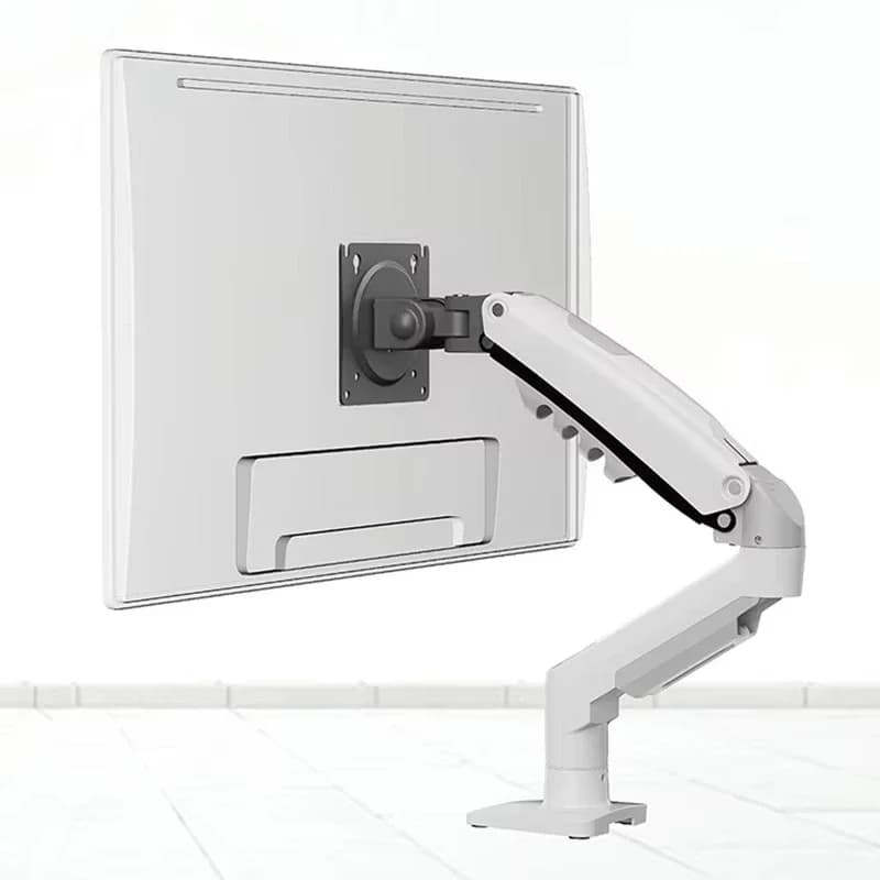 Supporto per Monitor con Inclinazione e Rotazione Regolabili, Montaggio da Scrivania