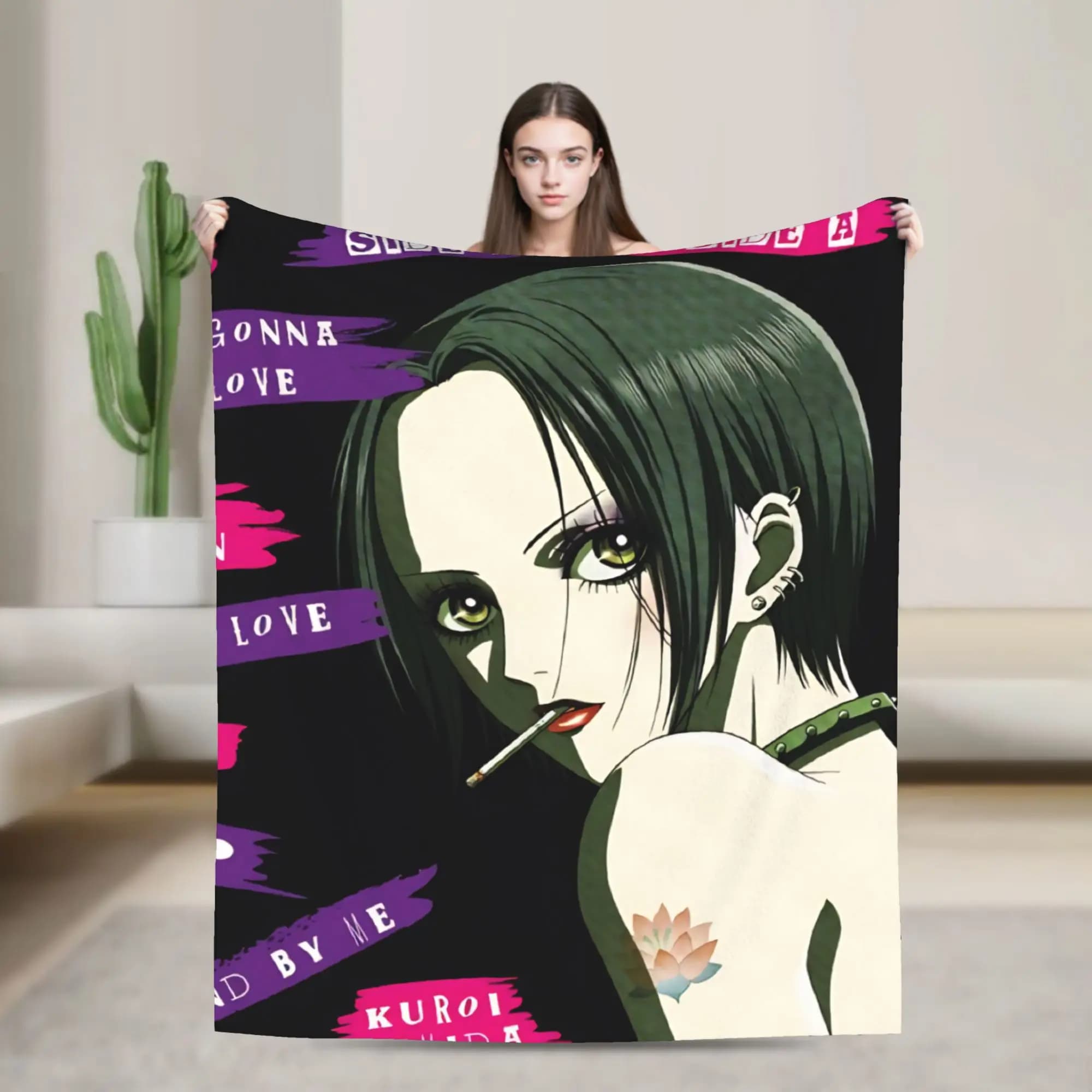 Nana - Best Collection Blanket Quality Warm Soft Throw Blanket Spring Travel Home Decor Novelty Bedspread