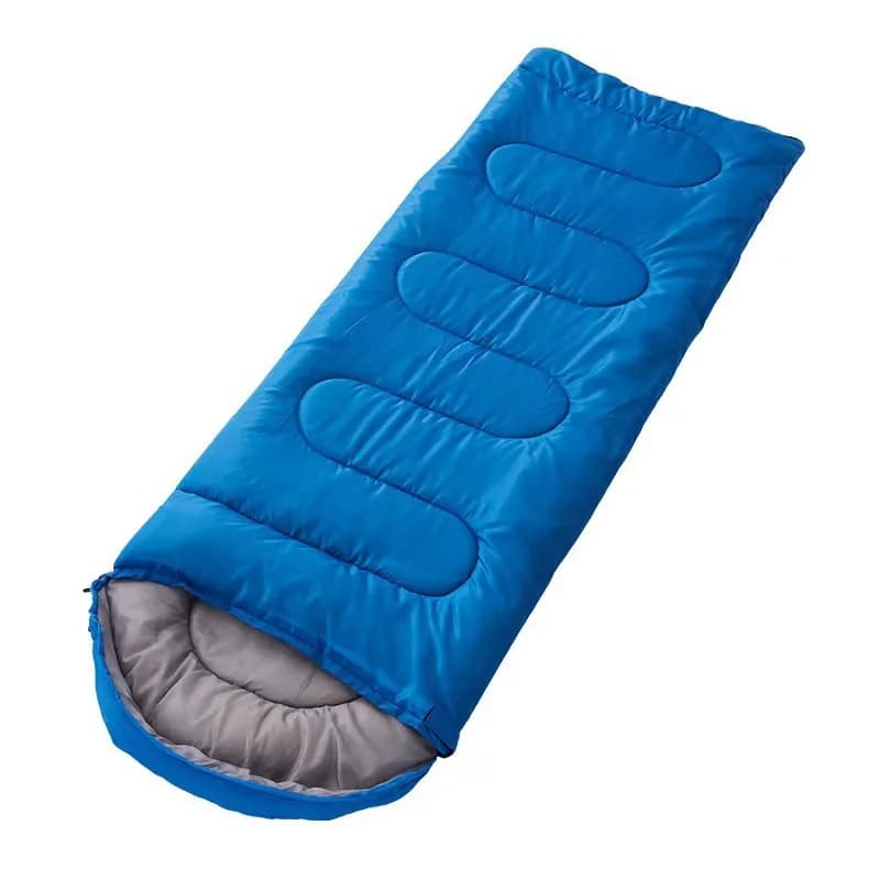 Winter Cold Weather Outdoor Emergency Envelope Adult Sleeping Bag Camping Travel Warm Hood Ultra Light Thickened Lunch Break